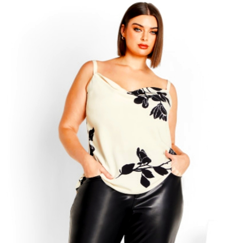 Katalina Floral Cami - Ivory